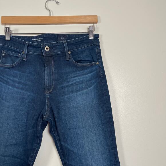 AG Jeans • The Farrah Skinny Dark Wash Jeans - Picture 2 of 7